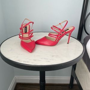 White House Black Market red heels.